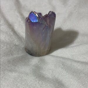 Iridescent Authentic Amethyst Crystal Home Accent